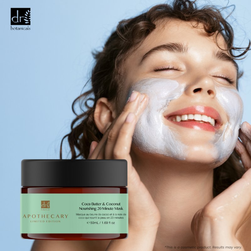 Coca Butter & Coconut Nourishing 20 Minute Mask 50ml - Herbalshire Handmade Herbal Products