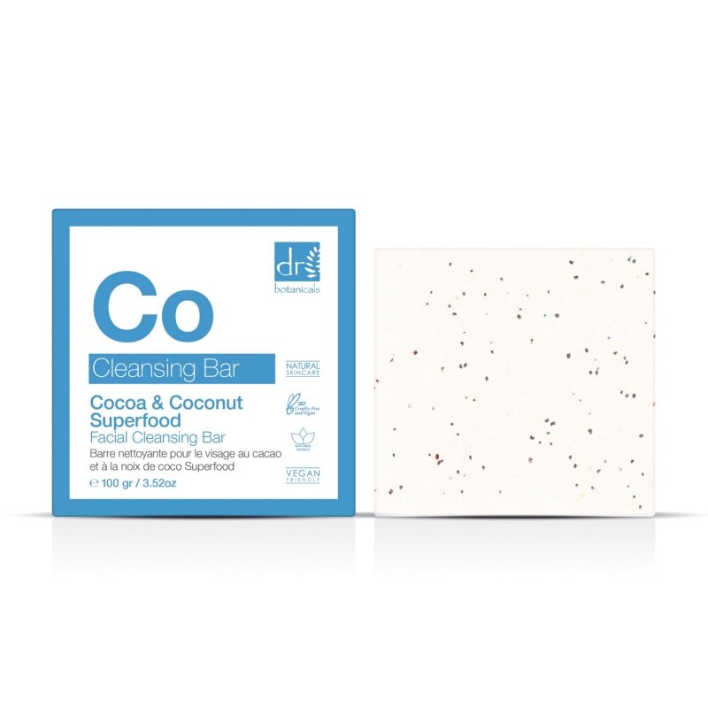 Cocoa And Coconut Superfood Facial Cleansing Bar 100g - Herbalshire Handmade Herbal Products