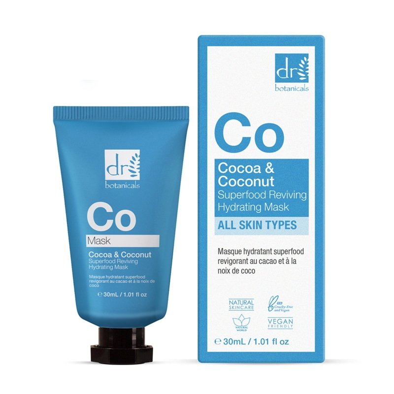 Cocoa & Coconut Superfood Reviving Hydrating Mask 30ml - Herbalshire Handmade Herbal Products