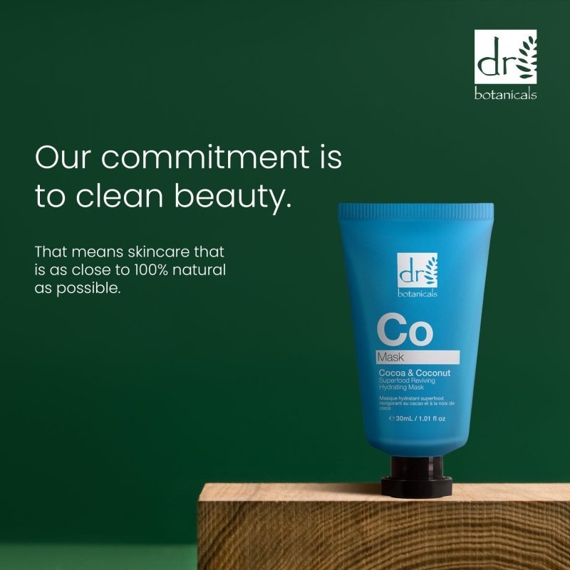 Cocoa & Coconut Superfood Reviving Hydrating Mask 30ml - Herbalshire Handmade Herbal Products