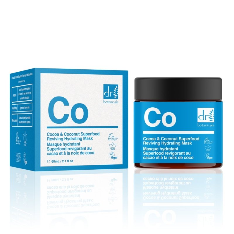 Cocoa & Coconut Superfood Reviving Hydrating Mask 60ml - Herbalshire Handmade Herbal Products