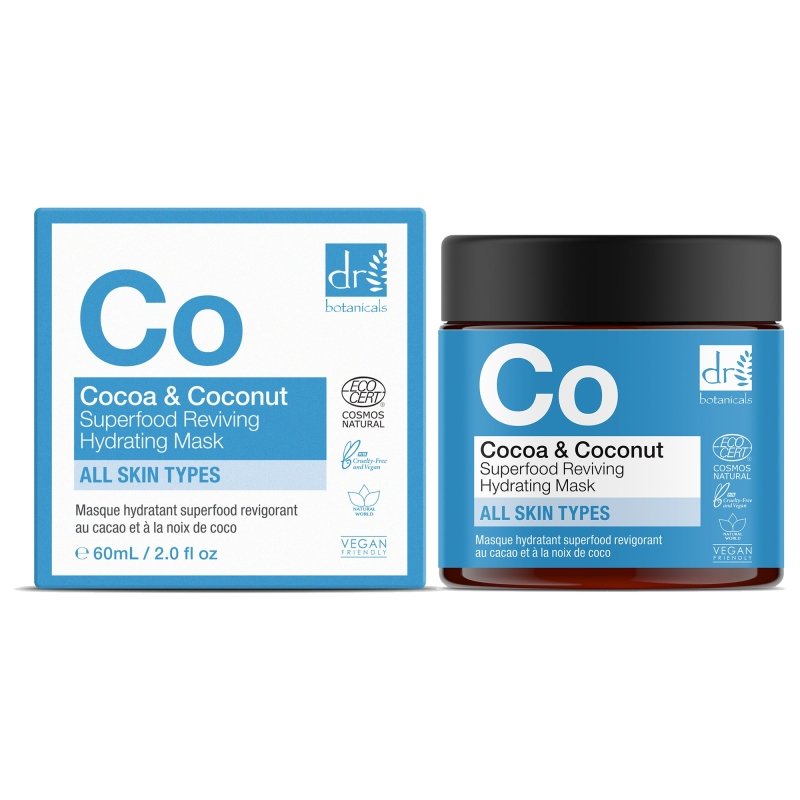 Cocoa & Coconut Superfood Reviving Hydrating Mask 60ml - Herbalshire Handmade Herbal Products
