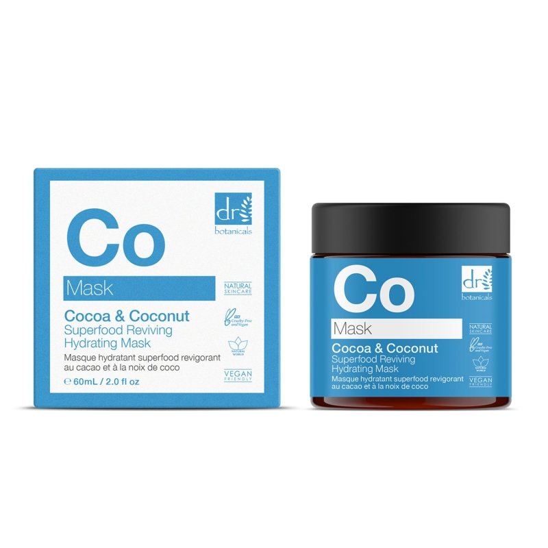 Cocoa & Coconut Superfood Reviving Hydrating Mask 60ml - Herbalshire Handmade Herbal Products