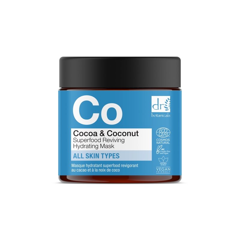 Cocoa & Coconut Superfood Reviving Hydrating Mask 60ml - Herbalshire Handmade Herbal Products