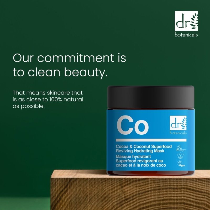 Cocoa & Coconut Superfood Reviving Hydrating Mask 60ml - Herbalshire Handmade Herbal Products