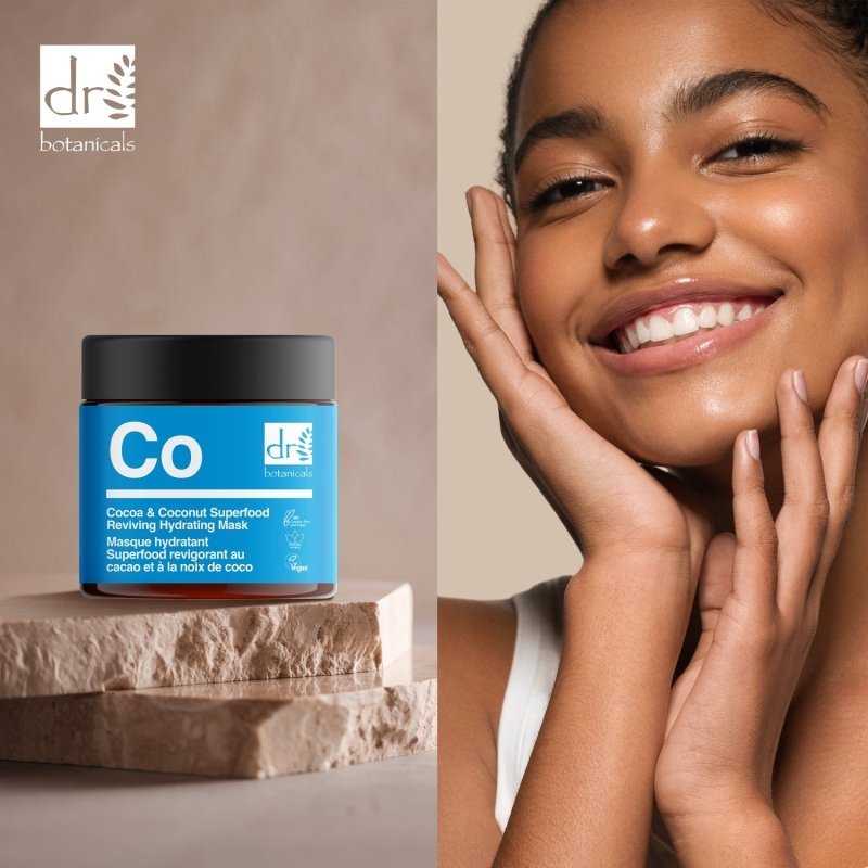 Cocoa & Coconut Superfood Reviving Hydrating Mask 60ml - Herbalshire Handmade Herbal Products