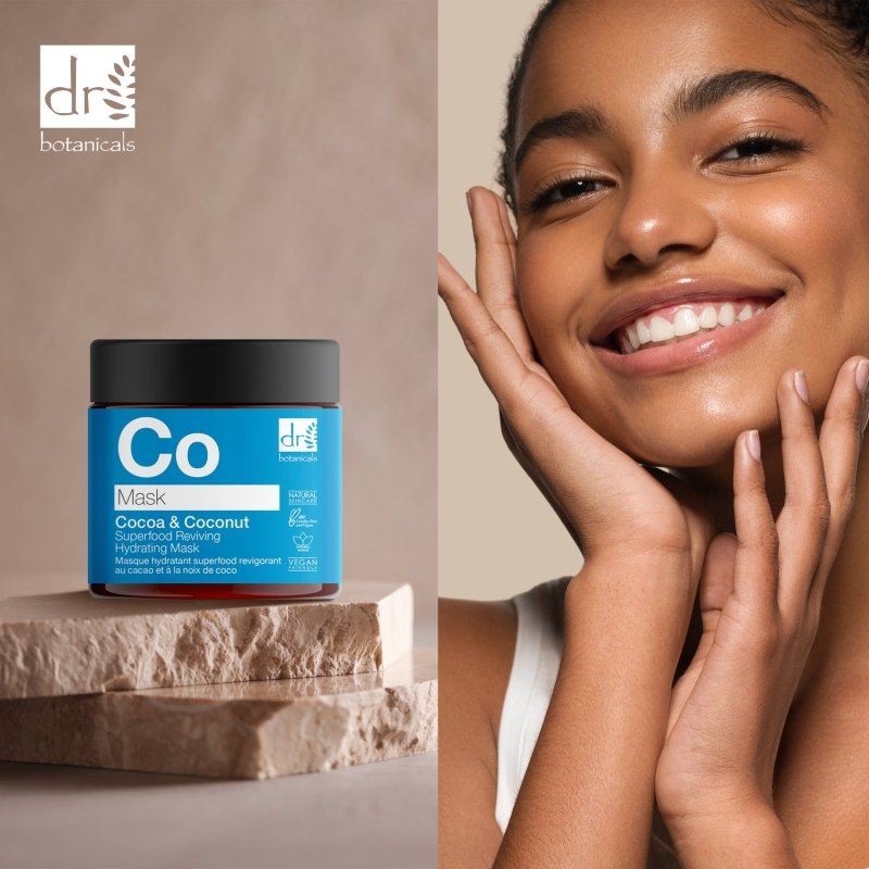 Cocoa & Coconut Superfood Reviving Hydrating Mask 60ml - Herbalshire Handmade Herbal Products