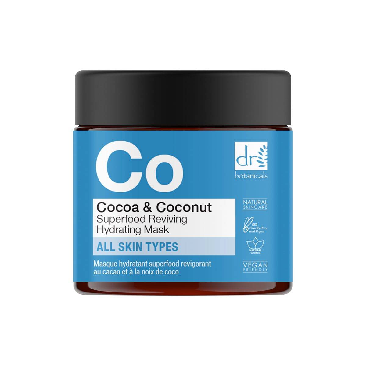 Cocoa & Coconut Superfood Reviving Hydrating Mask 60ml - Herbalshire Handmade Herbal Products
