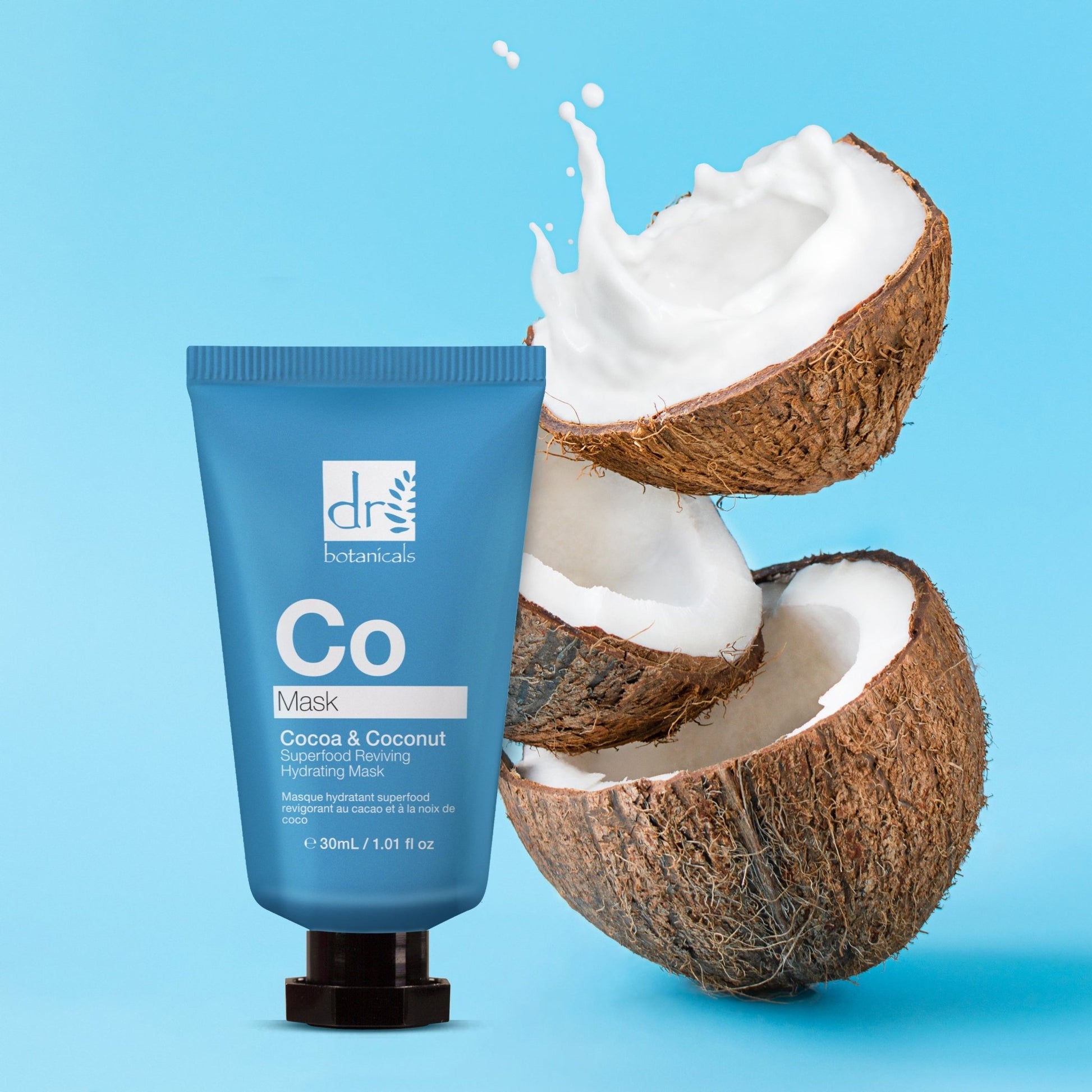 Cocoa & Coconut Superfood Reviving Hydrating Mask Duo - Herbalshire Handmade Herbal Products