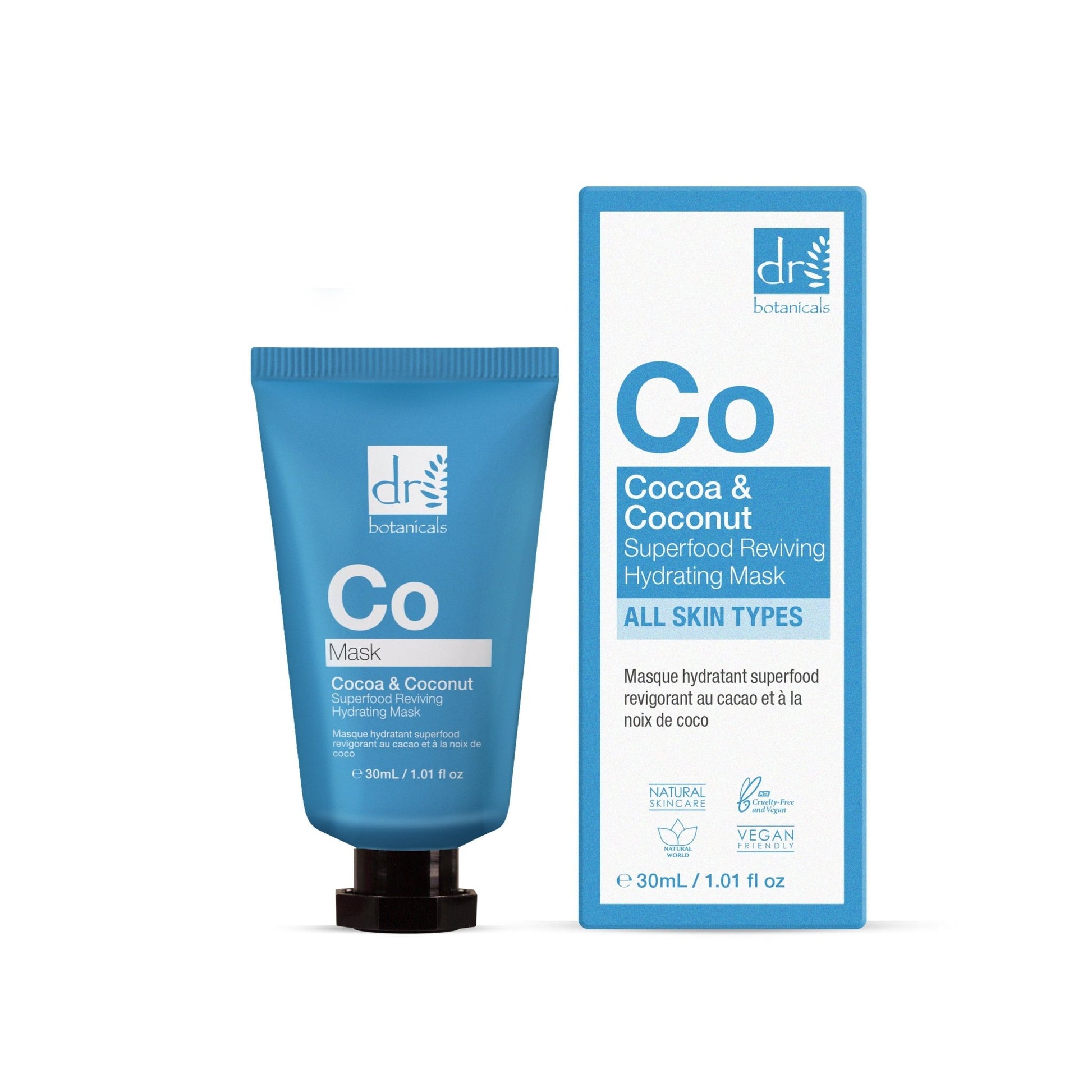Cocoa & Coconut Superfood Reviving Hydrating Mask Duo - Herbalshire Handmade Herbal Products