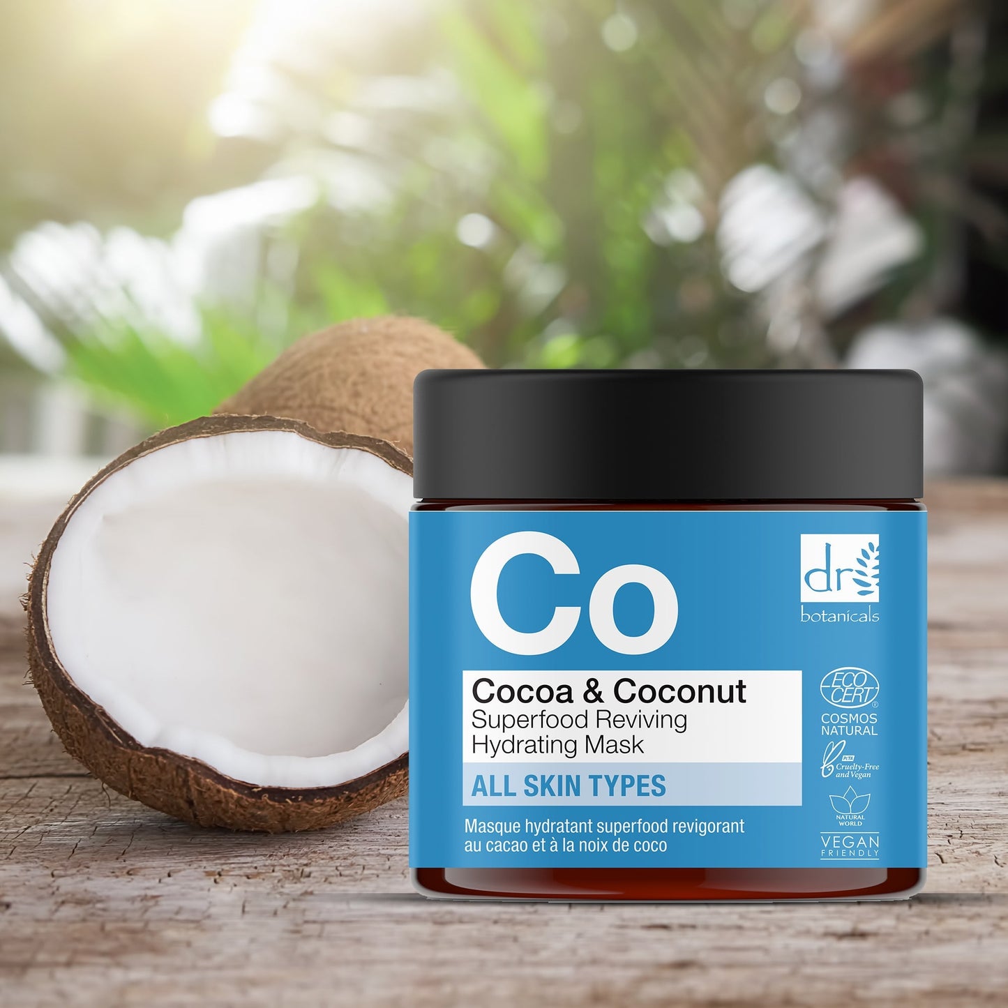 Cocoa & Coconut Superfood Reviving Hydrating Mask Duo - Herbalshire Handmade Herbal Products