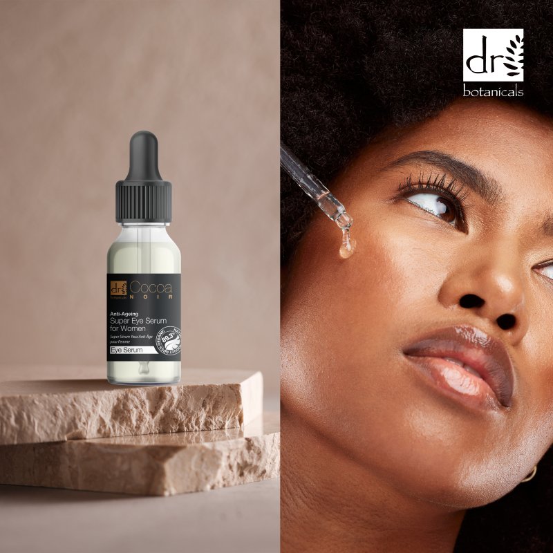 Cocoa Noir Anti - Ageing Super Eye Serum for Women 15ml - Herbalshire Handmade Herbal Products