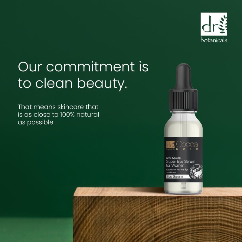 Cocoa Noir Anti - Ageing Super Eye Serum for Women 15ml - Herbalshire Handmade Herbal Products