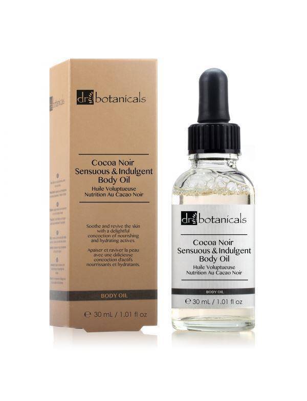 Cocoa Noir Sensuous & Indulgent Body Oil 30ml - Herbalshire Handmade Herbal Products
