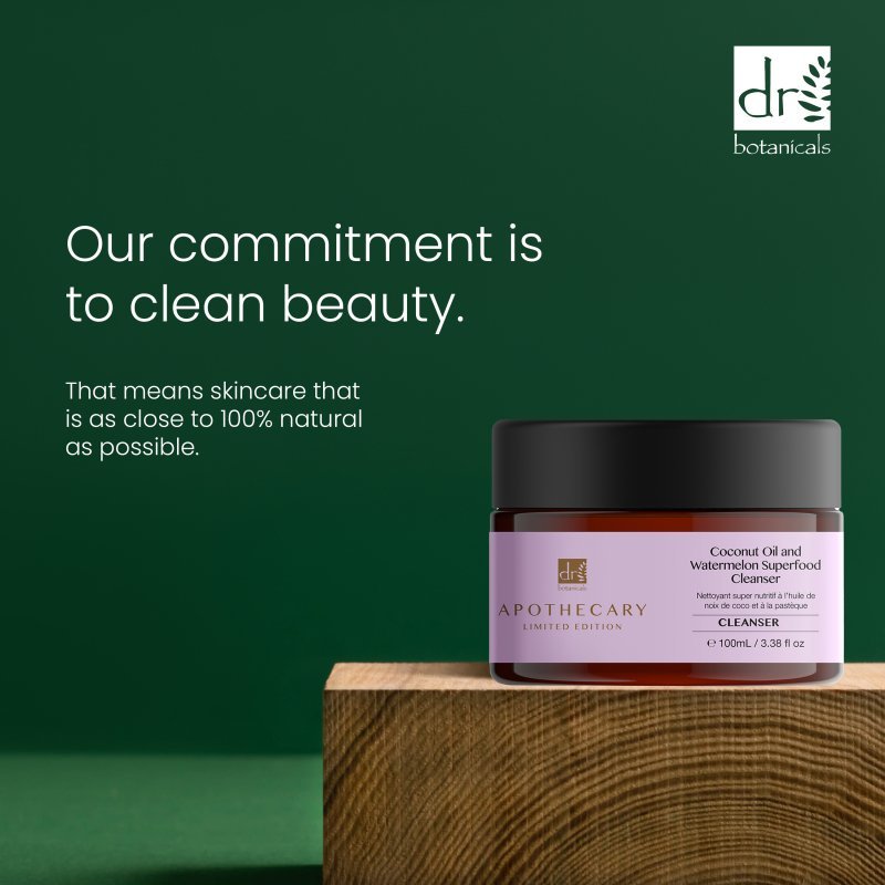 Coconut Oil & Watermelon Superfood Cleanser 100ml - Herbalshire Handmade Herbal Products