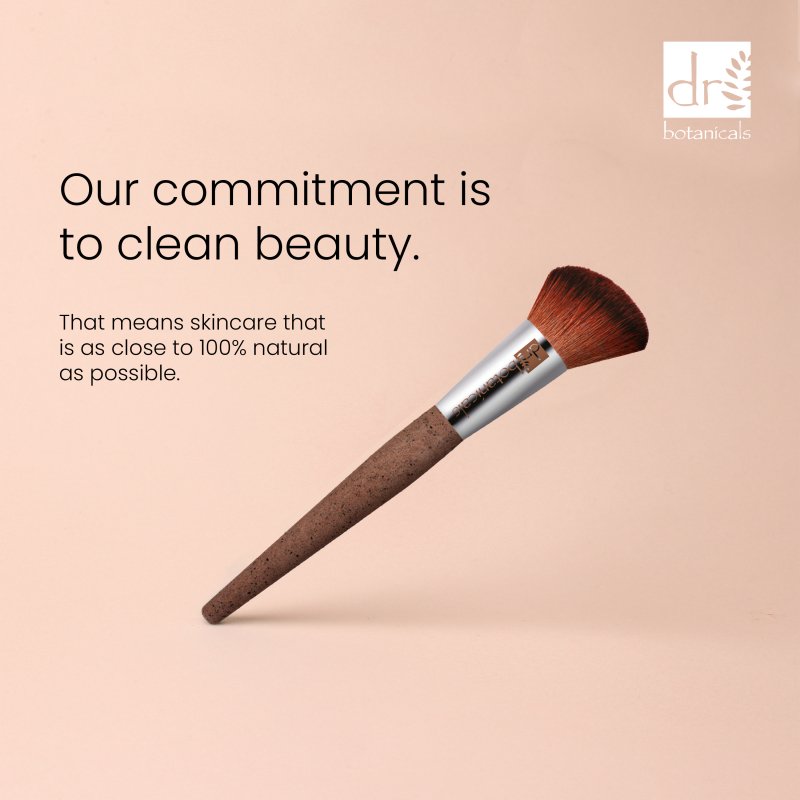 Coffee Ground Blush Brush - Herbalshire Handmade Herbal Products