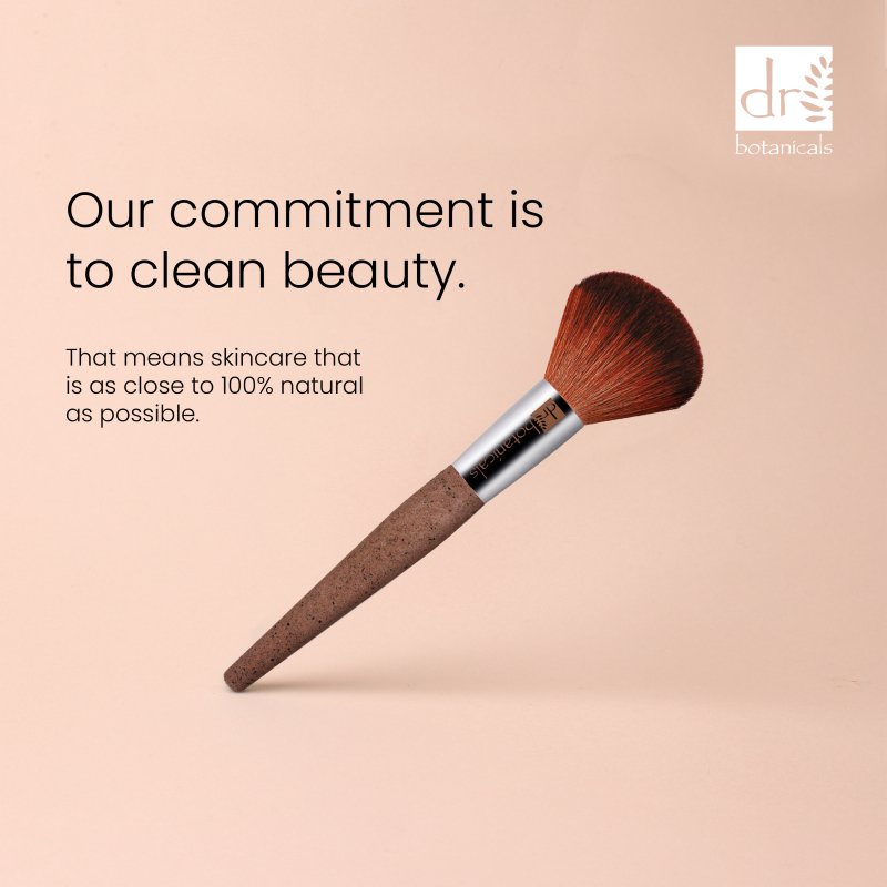 Coffee Ground Powder Brush - Herbalshire Handmade Herbal Products