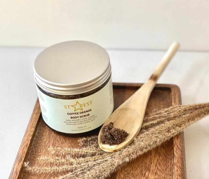 Coffee Orange Body Scrub - Herbalshire Handmade Herbal Products
