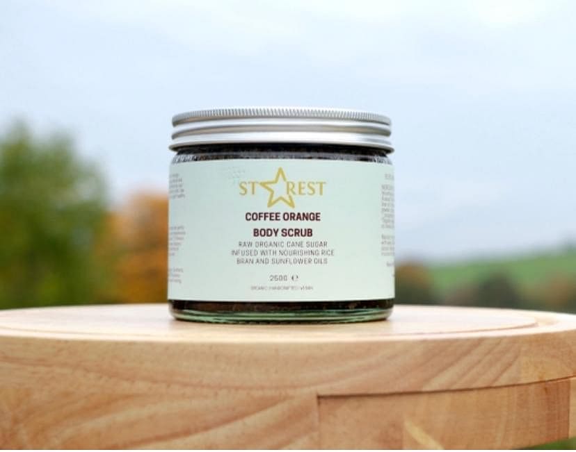 Coffee Orange Body Scrub - Herbalshire Handmade Herbal Products