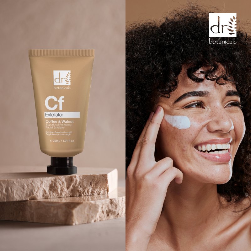 Coffee Superfood Renewing Facial Exfoliator 30ml - Herbalshire Handmade Herbal Products