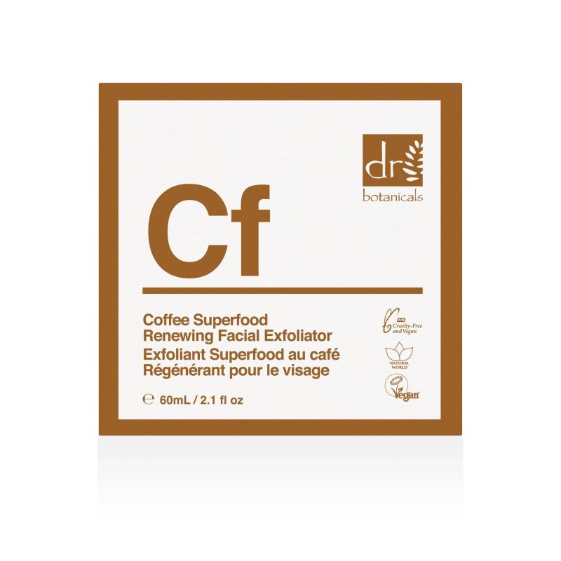 Coffee Superfood Renewing Facial Exfoliator 60ml - Herbalshire Handmade Herbal Products