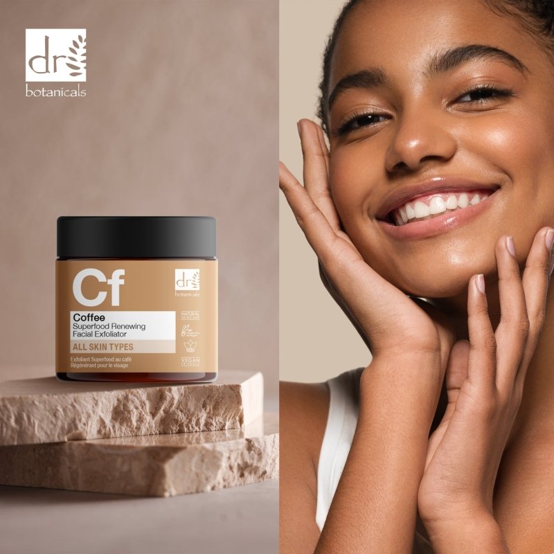 Coffee Superfood Renewing Facial Exfoliator 60ml - Herbalshire Handmade Herbal Products