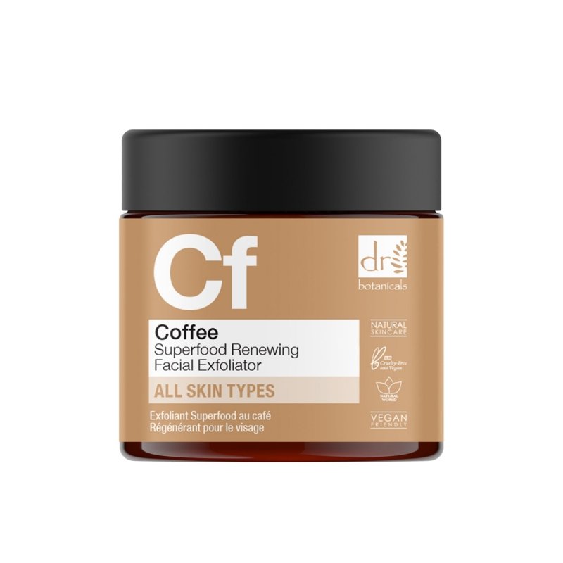 Coffee Superfood Renewing Facial Exfoliator 60ml - Herbalshire Handmade Herbal Products