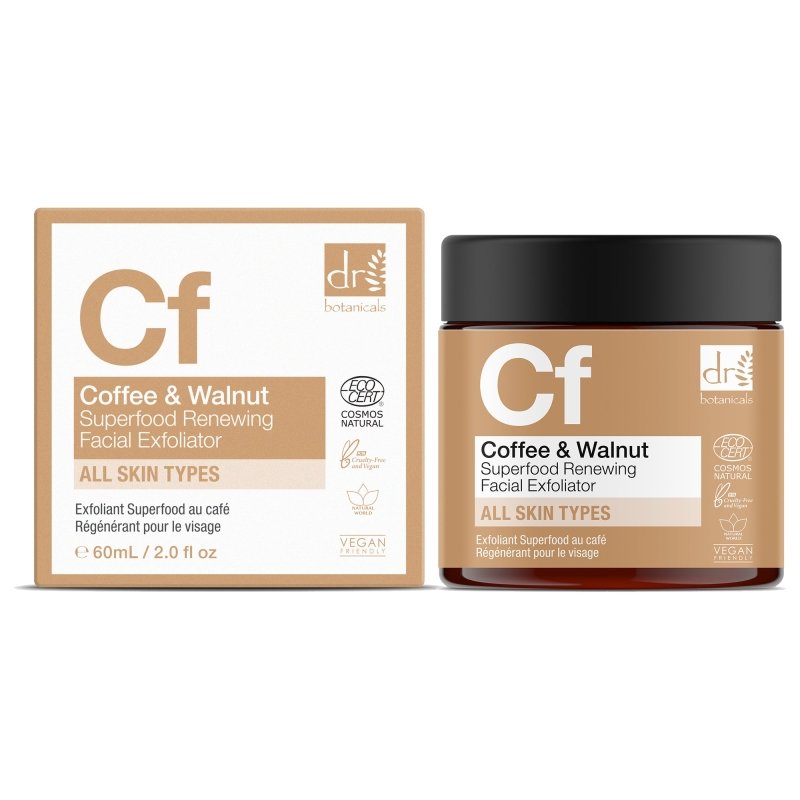 Coffee Superfood Renewing Facial Exfoliator 60ml - Herbalshire Handmade Herbal Products
