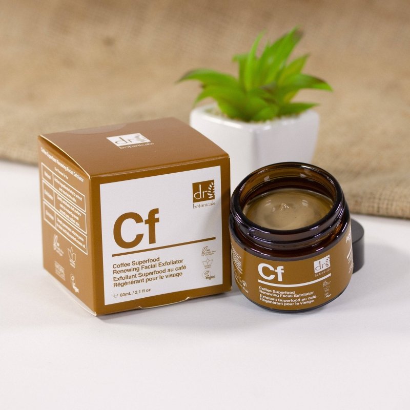 Coffee Superfood Renewing Facial Exfoliator 60ml - Herbalshire Handmade Herbal Products