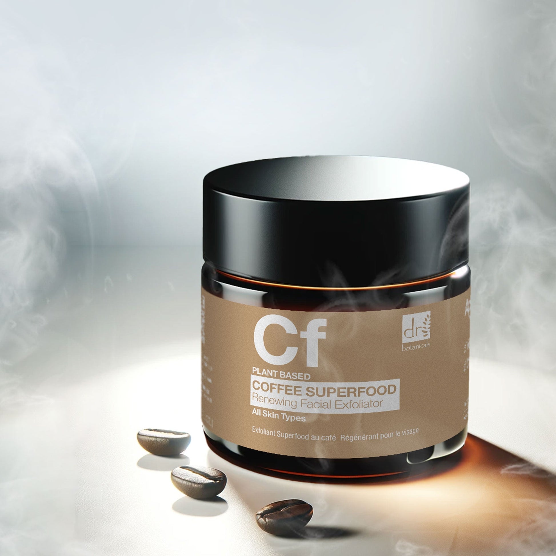 Coffee Superfood Renewing Facial Exfoliator 60ml - Herbalshire Handmade Herbal Products