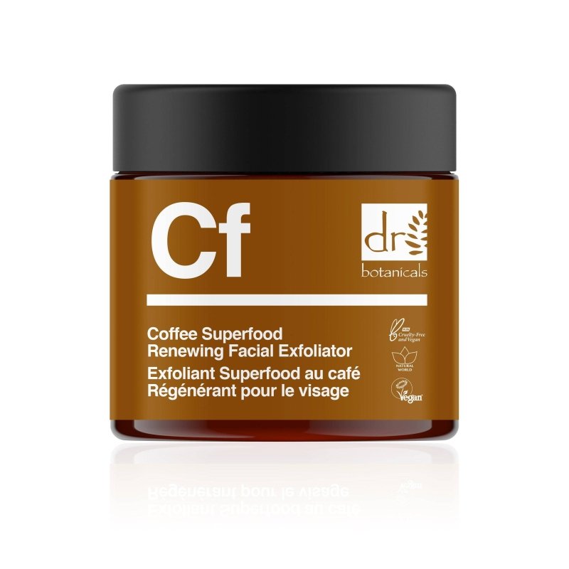 Coffee Superfood Renewing Facial Exfoliator 60ml - Herbalshire Handmade Herbal Products