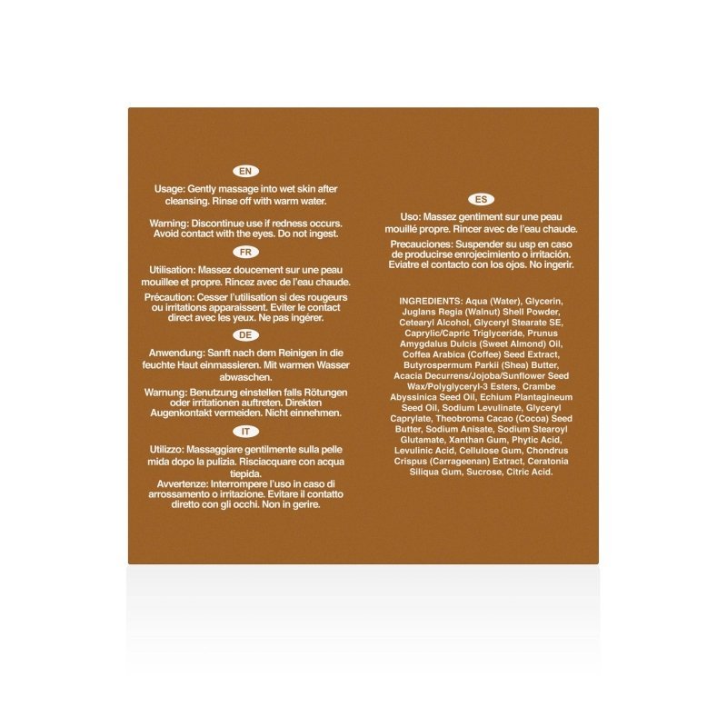 Coffee Superfood Renewing Facial Exfoliator 60ml - Herbalshire Handmade Herbal Products