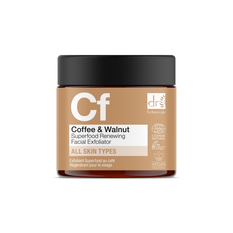 Coffee Superfood Renewing Facial Exfoliator 60ml - Herbalshire Handmade Herbal Products
