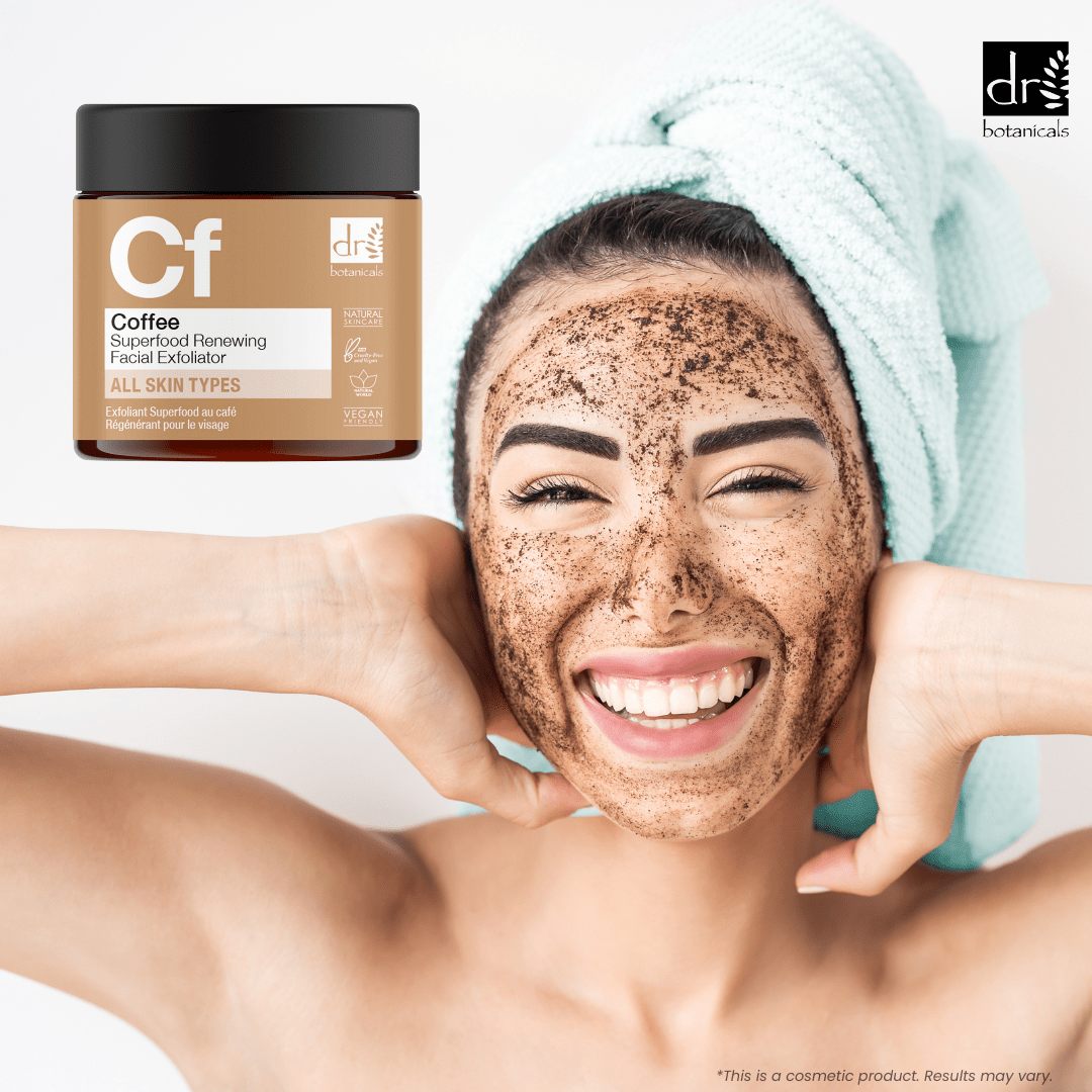 Coffee Superfood Renewing Facial Exfoliator 60ml - Herbalshire Handmade Herbal Products
