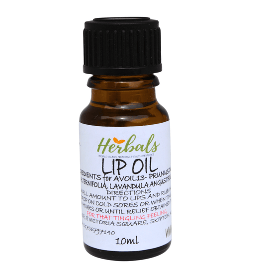 Cold Sore Lotion Liquid 10ml / 30ml Natural Herbal Oil with Tea Tree & Lavender - Herbalshire Handmade Herbal Products