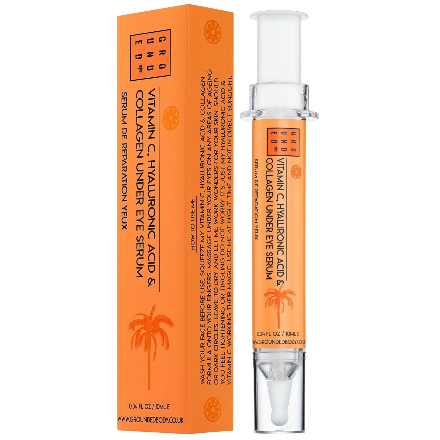 Collagen, Vitamin C, Biotin, Caffeine and HA Under Eye Serum - Herbalshire Handmade Herbal Products