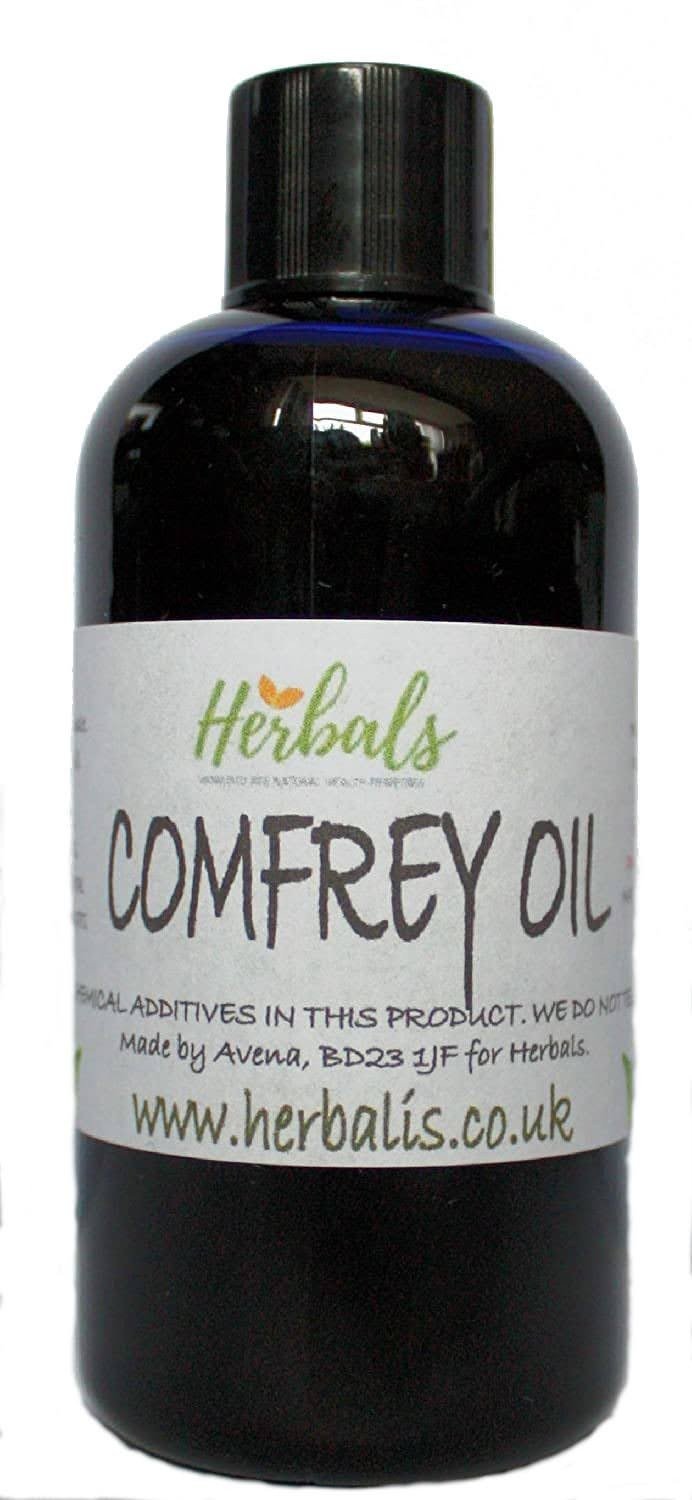 Comfrey Infused Oil for Skin & Hair - UK | Traditionally Made | Hydrating & Soo - Herbalshire Handmade Herbal Products