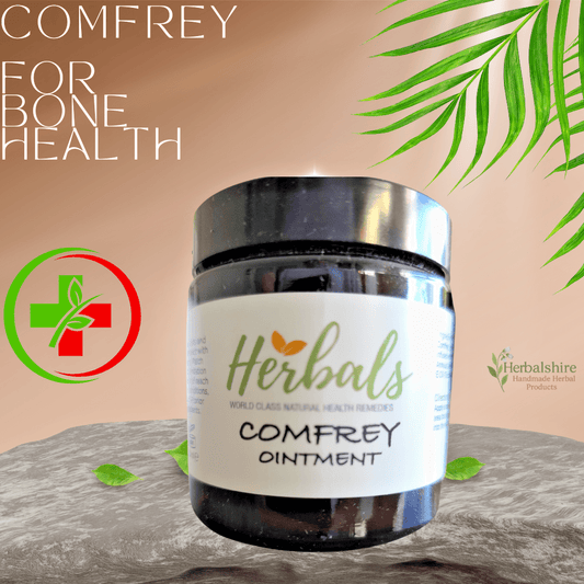 Comfrey Leaf Oil Ointment Knitbone Cream – Joint Pain Relief Balm – Handmade UK - Herbalshire Handmade Herbal Products