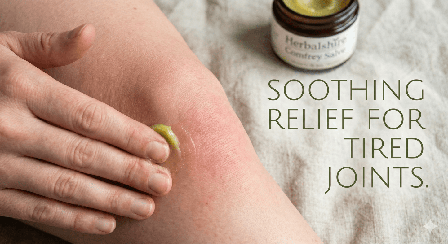 Comfrey Ointment UK | Traditional "Knitbone" Balm for Joint &amp; Muscle Support - Herbalshire Handmade Herbal Products