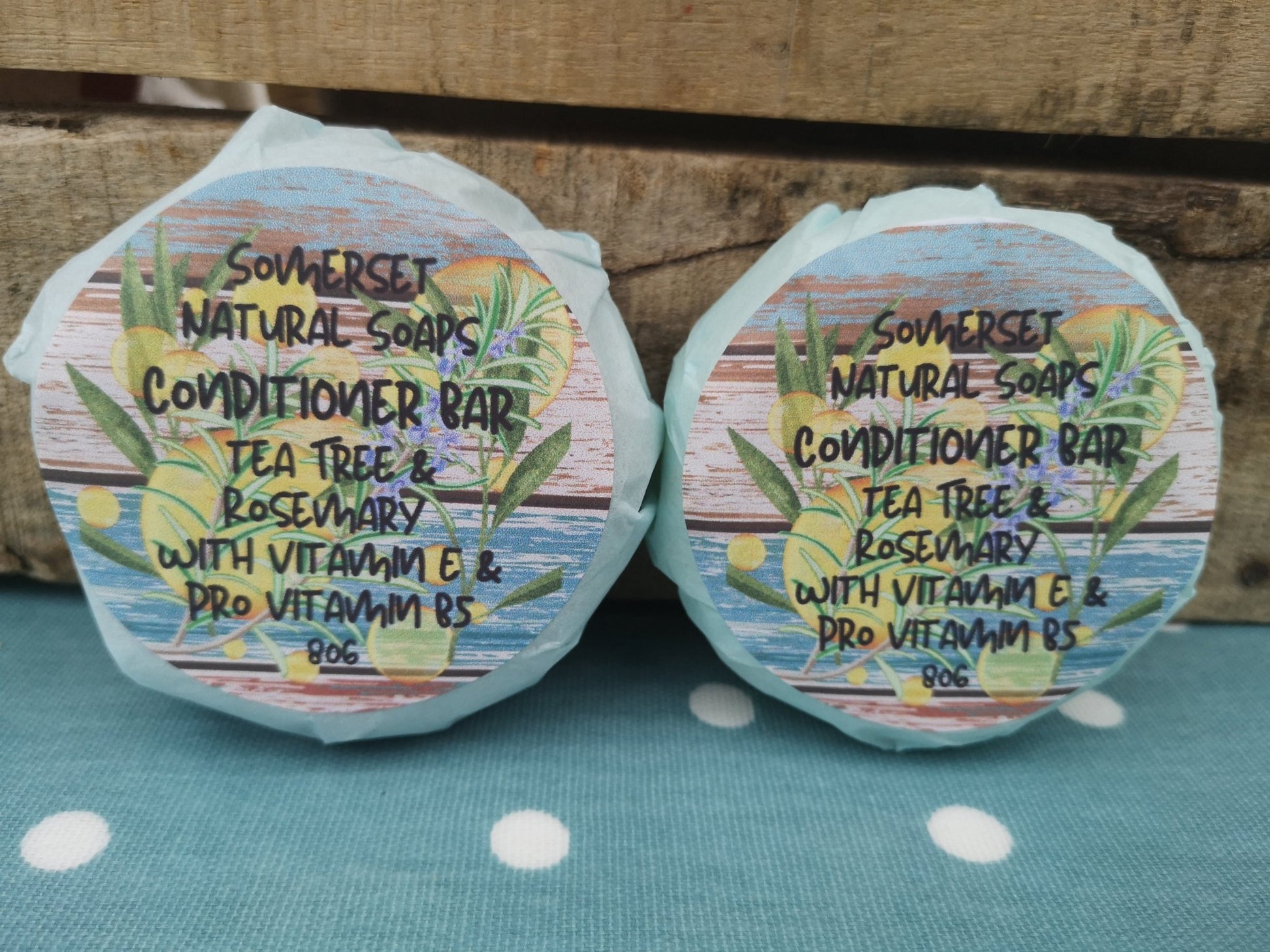 Conditioner Bar Tea Tree & Rosemary - Herbalshire Handmade Herbal Products
