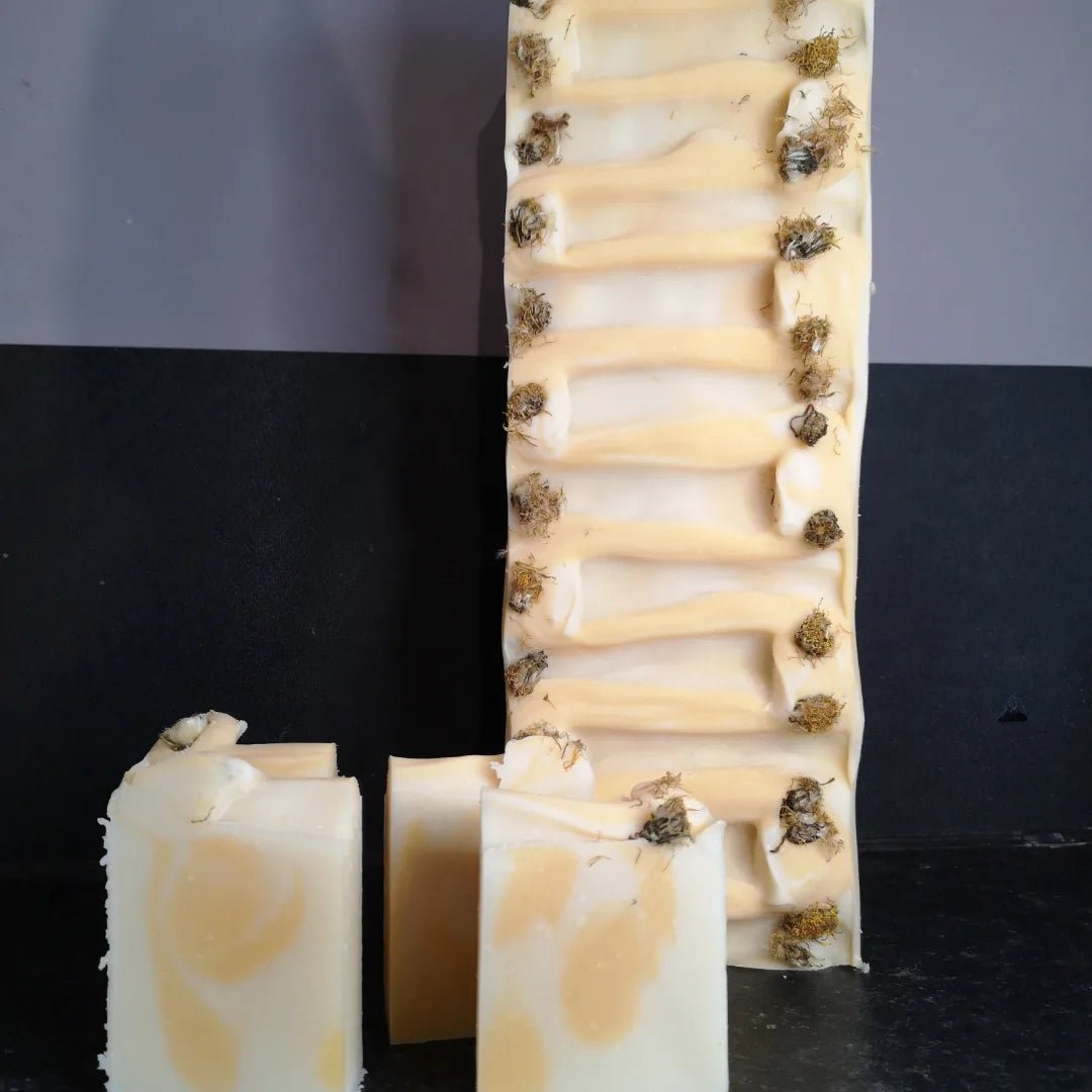 Dandelion Flower Vegan Soap - Herbalshire Handmade Herbal Products