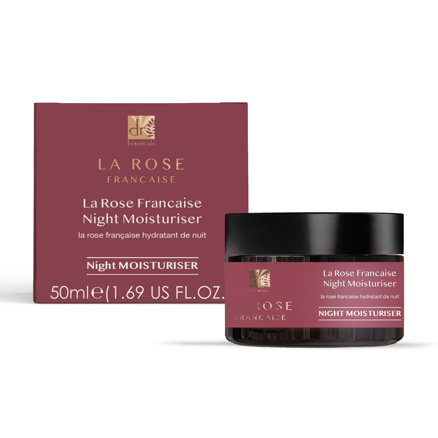 DB La Rose Française - Day Moisturiser, Night Moisturiser and Facial Serum - Herbalshire Handmade Herbal Products