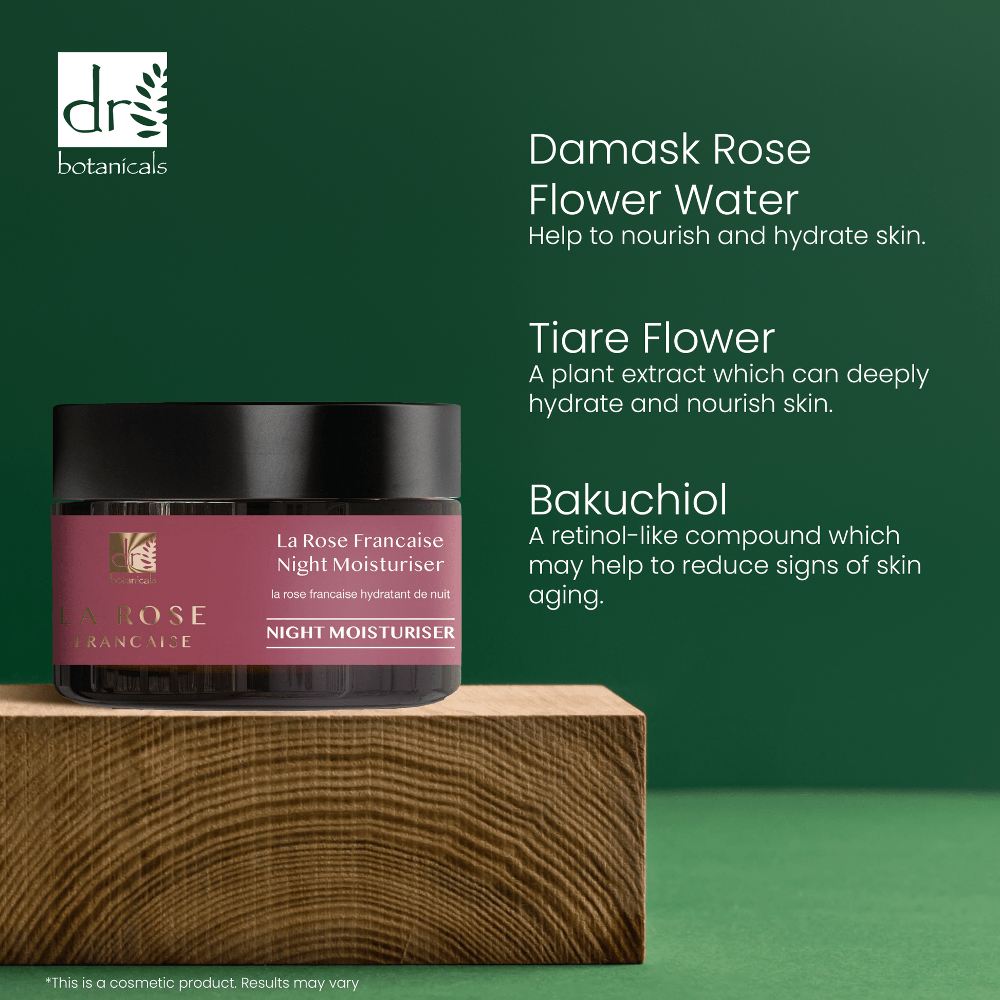 DB La Rose Française - Day Moisturiser, Night Moisturiser and Facial Serum - Herbalshire Handmade Herbal Products