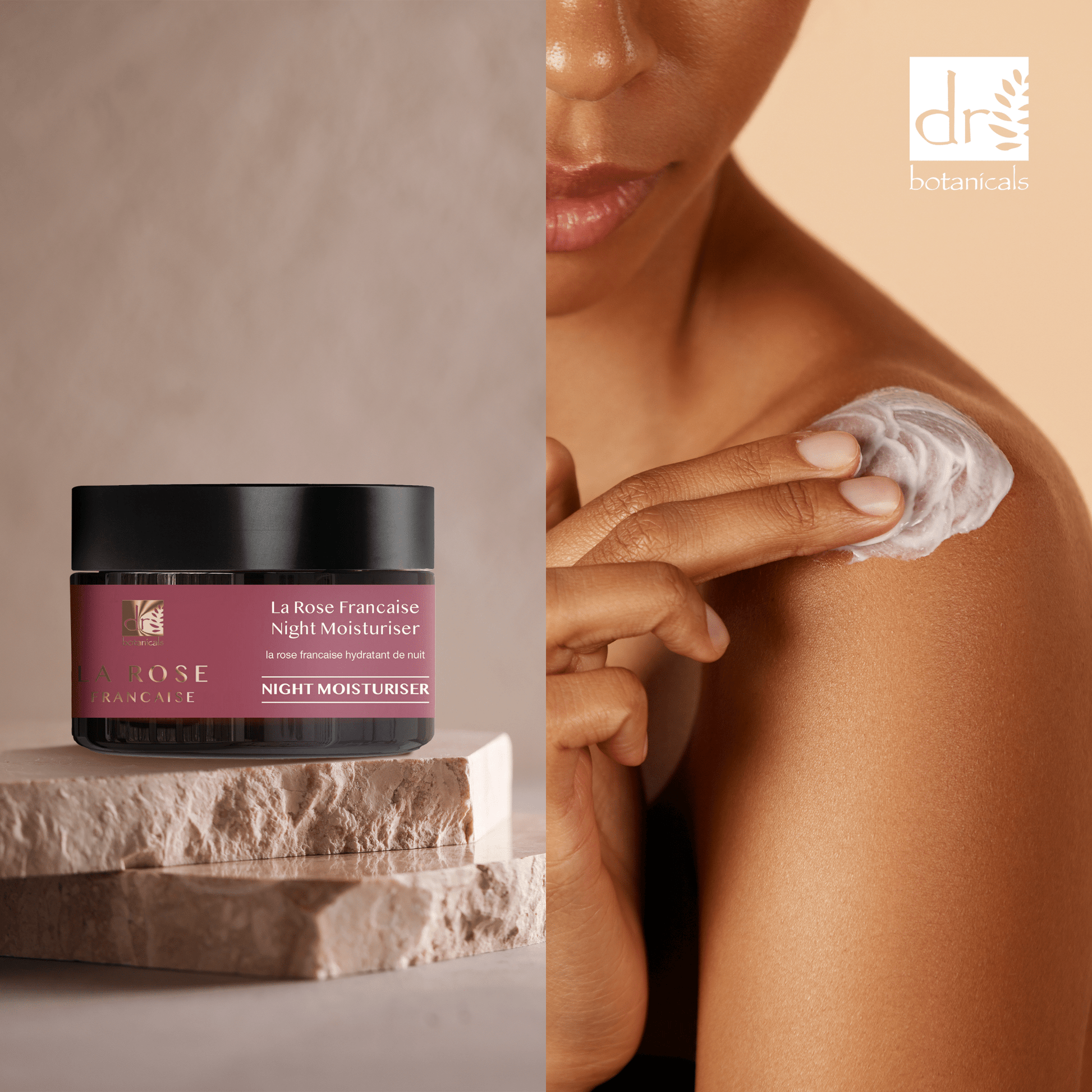 DB La Rose Française - Night Moisturiser - Herbalshire Handmade Herbal Products