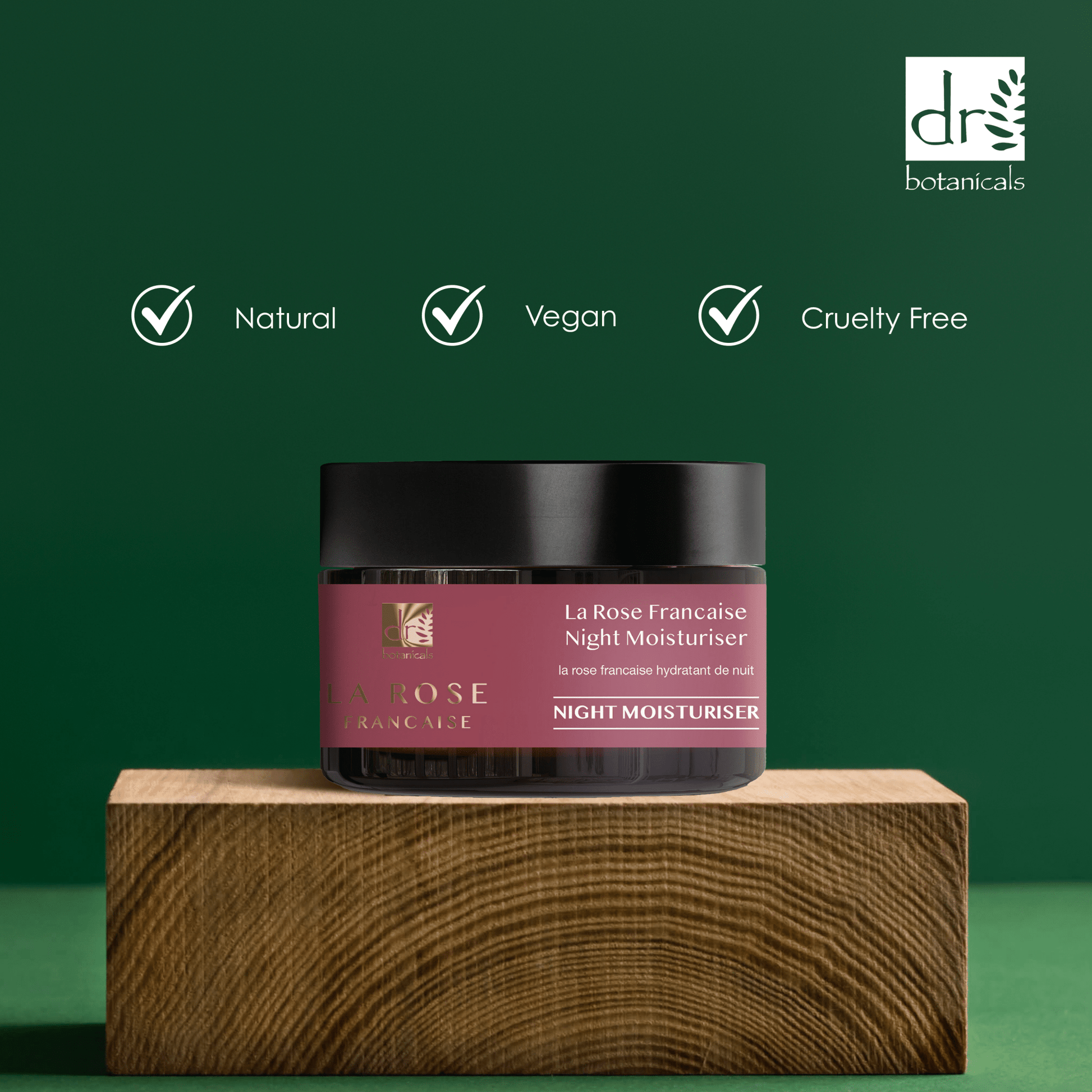 DB La Rose Française - Night Moisturiser - Herbalshire Handmade Herbal Products