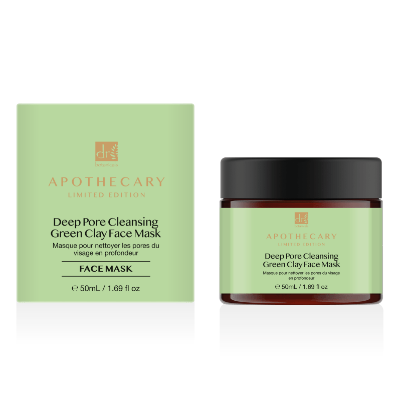 Deep Pore Cleansing Green Clay Face Mask 50ml - Herbalshire Handmade Herbal Products