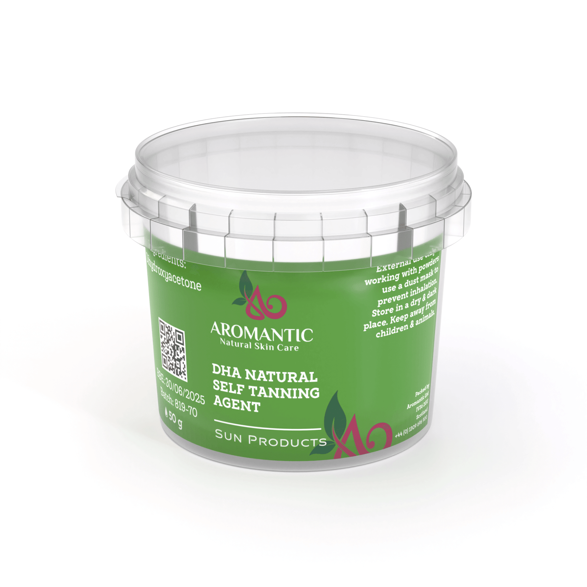 DHA Natural Self Tanning Agent - Herbalshire Handmade Herbal Products
