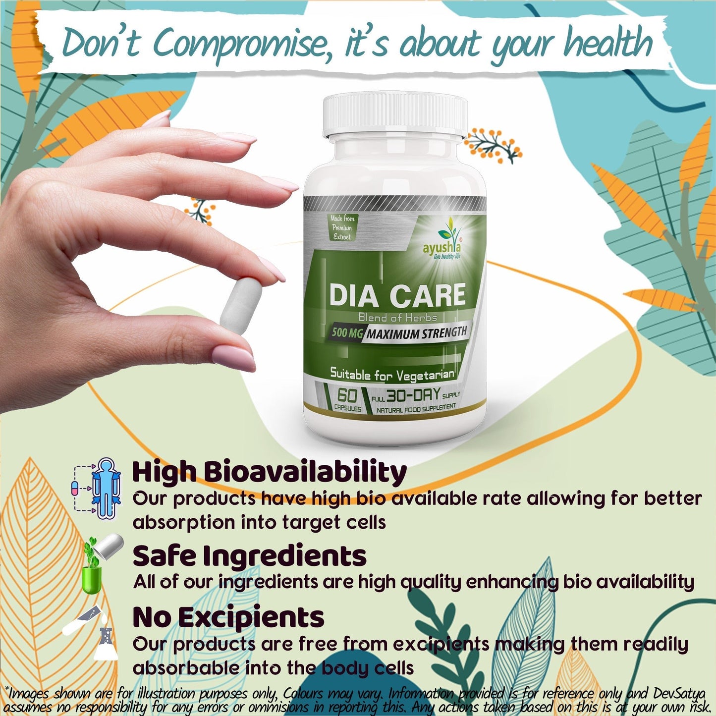 Dia Care Capsule - Herbalshire Handmade Herbal Products