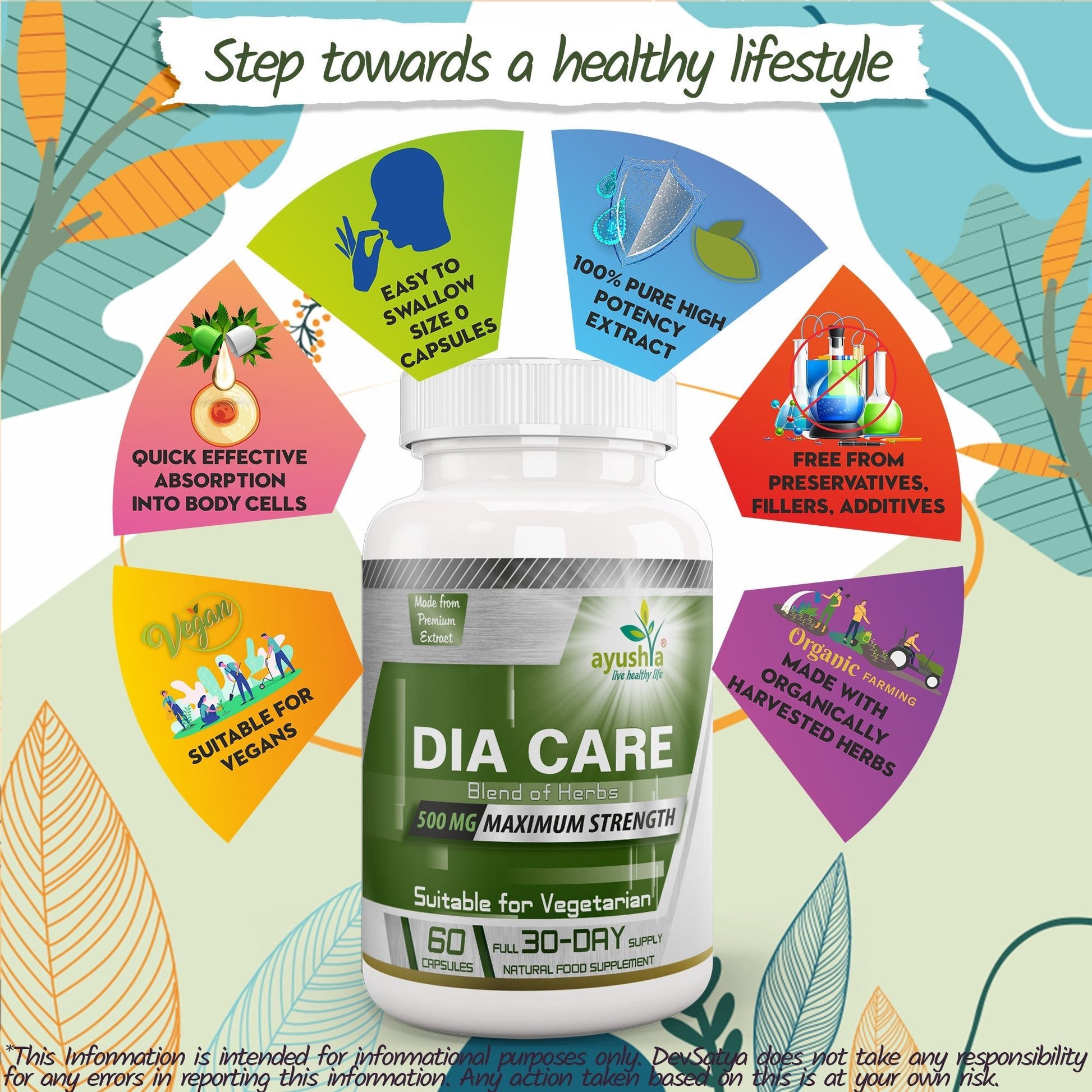 Dia Care Capsule - Herbalshire Handmade Herbal Products