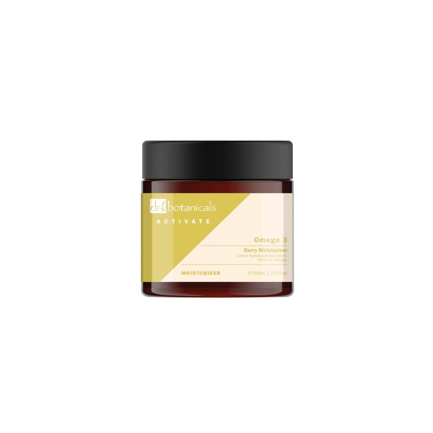 Dr Botanicals Activate Omega 3 Berry Moisturiser 60ml Twin Value Savings Pack - Herbalshire Handmade Herbal Products